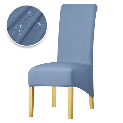 Vízálló székhuzat Stretch XL méretű hosszú háttámla székhuzatok üléshuzatok háttámlával esküvői ebédlői székek konyhába