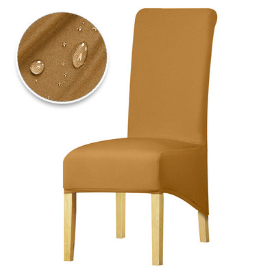 Vízálló székhuzat Stretch XL méretű hosszú háttámla székhuzatok üléshuzatok háttámlával esküvői ebédlői székek konyhába