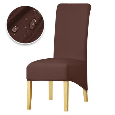 Vízálló székhuzat Stretch XL méretű hosszú háttámla székhuzatok üléshuzatok háttámlával esküvői ebédlői székek konyhába