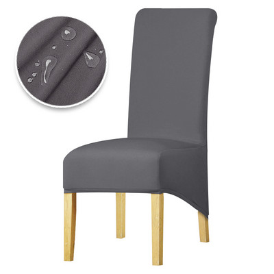 Vízálló székhuzat Stretch XL méretű hosszú háttámla székhuzatok üléshuzatok háttámlával esküvői ebédlői székek konyhába