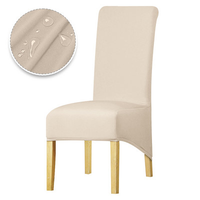 Vízálló székhuzat Stretch XL méretű hosszú háttámla székhuzatok üléshuzatok háttámlával esküvői ebédlői székek konyhába