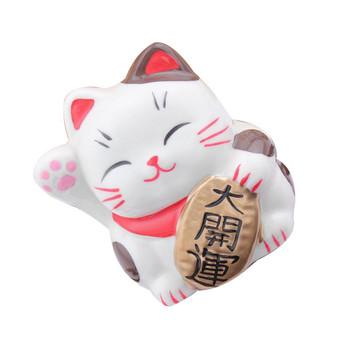 Γουρουνάκι γάτας τυχερός Kidsmoney Fortune Maneki Neko Banks Κινέζικο Φενγκ Σούι Κουνώντας Κιβώτιο Κινουμένων Σχεδίων Εξοικονόμηση Ιαπωνικού Ασιάνιου Ζώου Φιγούρα