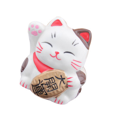 Kaķu banka cūciņa Lucky Kidsmoney Fortūna Maneki Neko Banks Ķīniešu fen šui vicina karikatūras kaste Saving japāņu āziešu dzīvnieka figūriņa