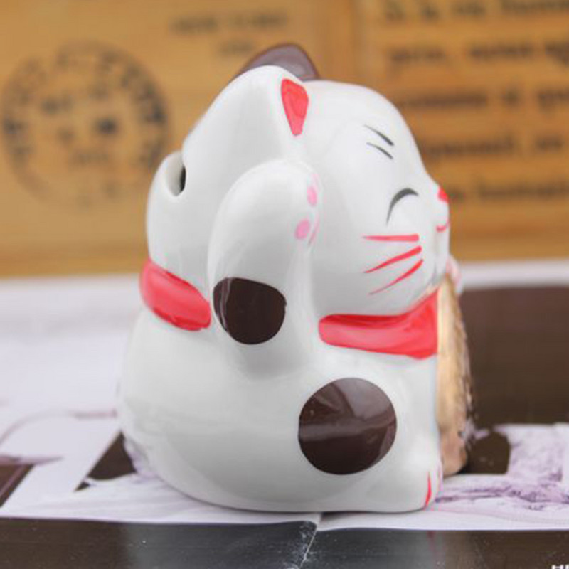 Kaķu banka cūciņa Lucky Kidsmoney Fortūna Maneki Neko Banks Ķīniešu fen šui vicina karikatūras kaste Saving japāņu āziešu dzīvnieka figūriņa