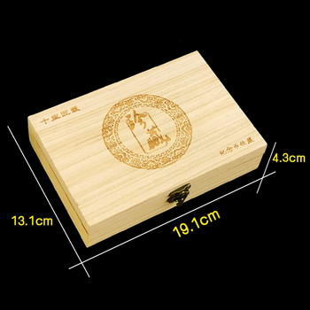 Регулируем калъф за събиране на антиоксиданти Кутия за съхранение на монети Домашен обикновен възпоменателен контейнер Дървени капсули за дисплей Универсални