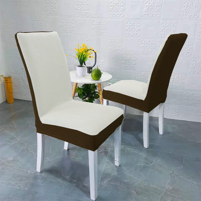 Creative Color Matching Universāls ēdamistabas krēsla pārvalks Modes mājas dekors krēsla pārvalks Augstas kvalitātes Hotel Party Elastīgs krēsla pārvalks