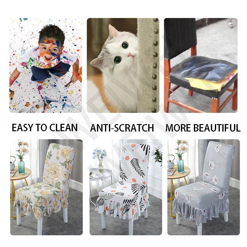 Universalus kėdės užvalkalas, tamprus, elastingas biuro sėdynės užvalkalas restorano banketui viešbučio kėdės užvalkalas, atsparus dėmėms, plaunamas