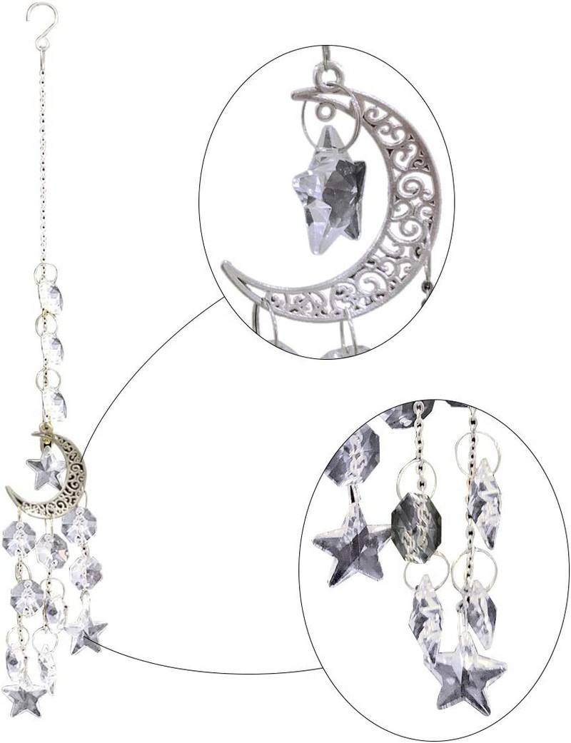 Kristály Életfa fogók Kristályok Golyós medál Szivárvány készítő Függő Napfogó Ablak Dísz Ablak Otthon Kert Dekoráció