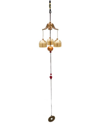 Fengshui Wind Chime Открит висящ метален звънец Lucky Wind Chime Декорация Ясен звук Wind Chime Орнамент Добър висящ чар