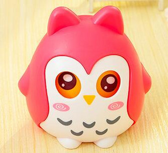 1 db Pénztakarékos dobozok Piggy Bank Otthoni dekoráció Gyermek Játékok Pénzesdobozok Rajzfilm bagoly alakú születésnapi ajándék érmék Tárolódoboz U3