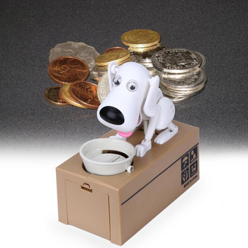 Сладко малко куче Прасенце Save Money Bank Saving Money Pot Кутия за монети Автоматична кражба за монети Кутия за спестяване на пари Детски подарък
