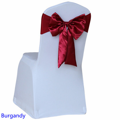 Esküvői Székek Csokornyakkendők Szatén Szárnyas Spandex Mindenhez illő dekoráció Lycra Stretch Hotel Születésnapi Party Szép dizájn Divat Luxus