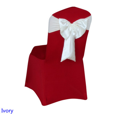 Esküvői Székek Csokornyakkendők Szatén Szárnyas Spandex Mindenhez illő dekoráció Lycra Stretch Hotel Születésnapi Party Szép dizájn Divat Luxus