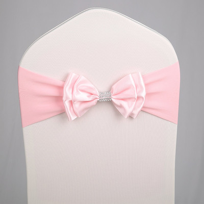 23 szín Szatén szék Szárny Spandex csokornyakkendő használatra kész bankett Születésnapi Party Esküvői Dekoráció Pezsgő