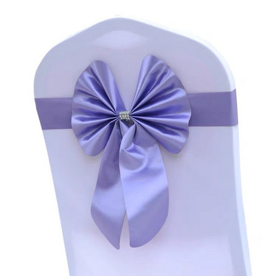 Nova elastična leptir mašna u 18 boja, gotova traka za stolice za svadbu, hotelski banket, dekoracija događaja na veliko