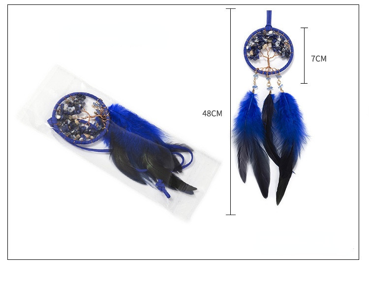 Otthoni dekoráció medál autódekoráció Álomfogó autós kézzel készített toll ékszer Álomfogó medál fali függő dekoráció