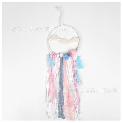 Clouds Lace Dream Catcher Κρεμαστό αέρα εσωτερικού χώρου Wedding Shooting Props Χειροποίητη διακόσμηση σπιτιού Dreamcatcher