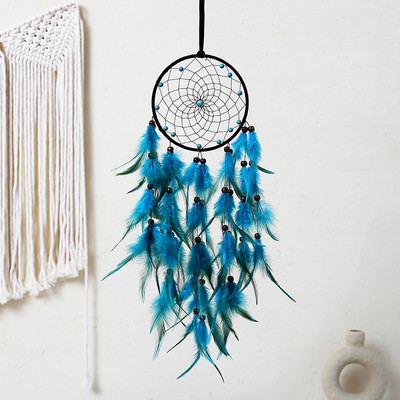Πολύχρωμο Feather Dream Catcher Απλό ρετρό Dream Catcher Κρεμαστό Διακόσμηση κρεβατοκάμαρας Κρεμαστό Δώρο διακόσμηση τοίχου σπιτιού