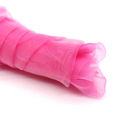 10 gab kāzu krēslu dekorēšana Sākums Kāzu vērtnes Patry banketu dekors Organza krēslu vērtnes Bow Cover Vērtnes Dekorācijas vērtnes