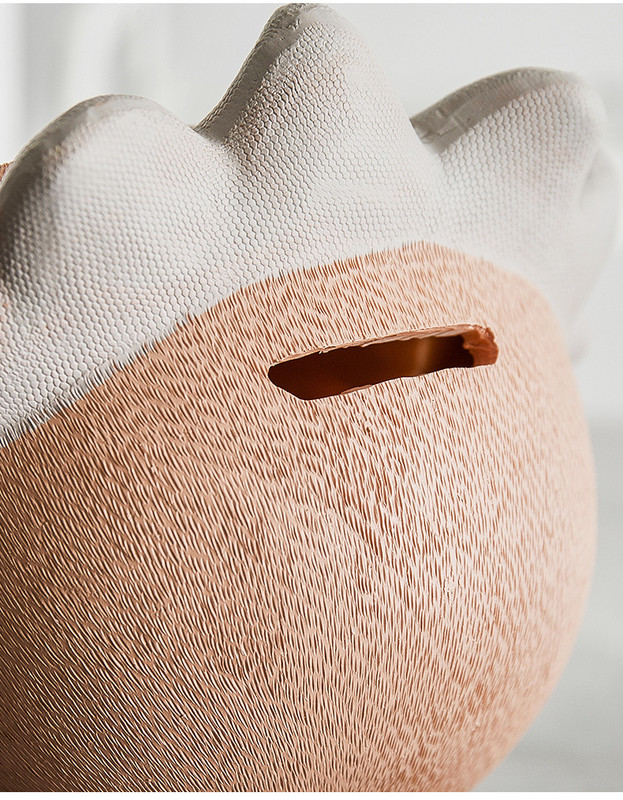 Ziemeļvalstu cūciņa banka Liela, radoša, jauka lauvu monēta Bērnu cūciņa skapītis dekors Dzīvojamās istabas dekors, ornaments naudas kastes