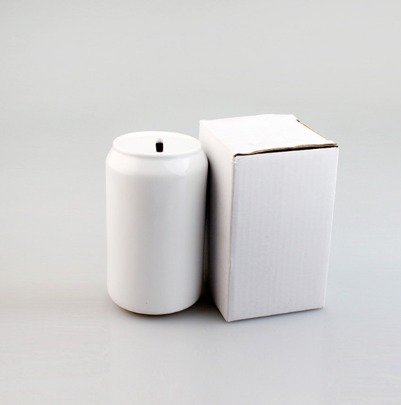 Сублимационна празна керамична касичка за монети Орнамент за хартиени пари Тайно спестяване Направи си снимка Касичка Скрит безопасен домашен декор