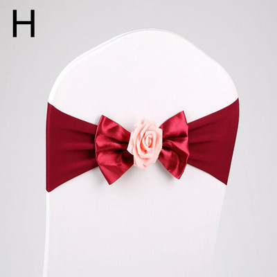 17 boja Velika mašna Traka za stolicu Elegantni vjenčani banketi Hotelski restoran Zabava Večera Sastanak Proslave Svečana dekoracija