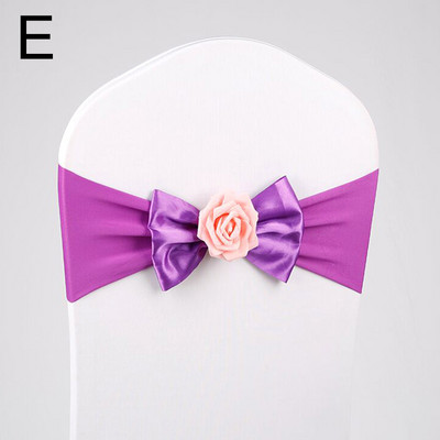 17 boja Velika mašna Traka za stolicu Elegantni vjenčani banketi Hotelski restoran Zabava Večera Sastanak Proslave Svečana dekoracija