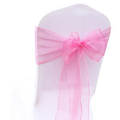 25db Organza Székpántok masni esküvői bulira Karácsonyi Halloween dekoráció Akciós ár Legjobb minőség Csomós szék nyakkendő