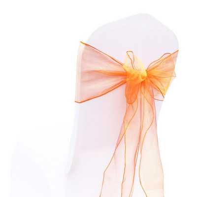 25db Organza Székpántok masni esküvői bulira Karácsonyi Halloween dekoráció Akciós ár Legjobb minőség Csomós szék nyakkendő