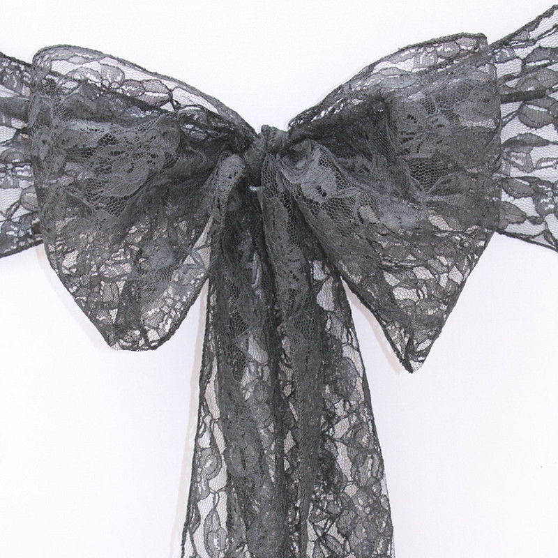Čipkasti pojas za stolicu Leptir navlaka Vjenčana dekoracija Stol Staza Bračni banket Kućni tekstil Potrepštine za zabave 18x275CM