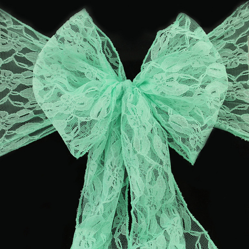 Čipkasti pojas za stolicu Leptir navlaka Vjenčana dekoracija Stol Staza Bračni banket Kućni tekstil Potrepštine za zabave 18x275CM