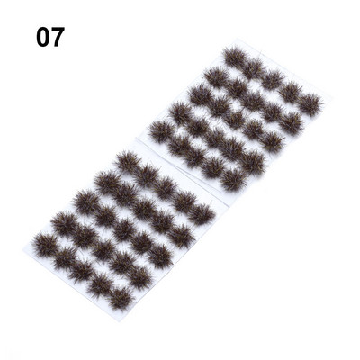 Daugiaspalvis imitacinis žolės lizdo modelis, smėlio scena „pasidaryk pats“ medžiaga Realistiška žolės kuokštas Miniatiūriniai žolės krūmai Augalų grupių peizažas