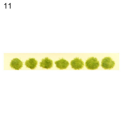 Daugiaspalvis imitacinis žolės lizdo modelis, smėlio scena „pasidaryk pats“ medžiaga Realistiška žolės kuokštas Miniatiūriniai žolės krūmai Augalų grupių peizažas