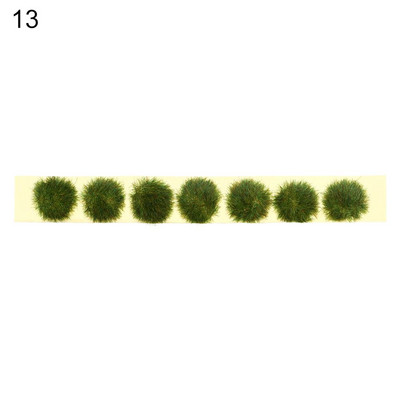 Daugiaspalvis imitacinis žolės lizdo modelis, smėlio scena „pasidaryk pats“ medžiaga Realistiška žolės kuokštas Miniatiūriniai žolės krūmai Augalų grupių peizažas