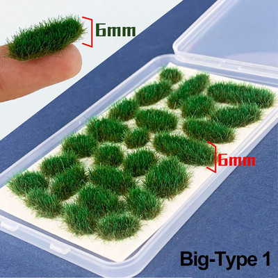 Daugiaspalvis imitacinis žolės lizdo modelis, smėlio scena „pasidaryk pats“ medžiaga Realistiška žolės kuokštas Miniatiūriniai žolės krūmai Augalų grupių peizažas