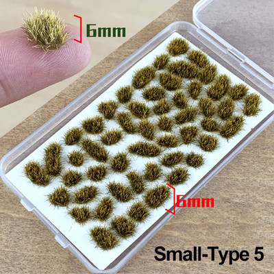 Daugiaspalvis imitacinis žolės lizdo modelis, smėlio scena „pasidaryk pats“ medžiaga Realistiška žolės kuokštas Miniatiūriniai žolės krūmai Augalų grupių peizažas