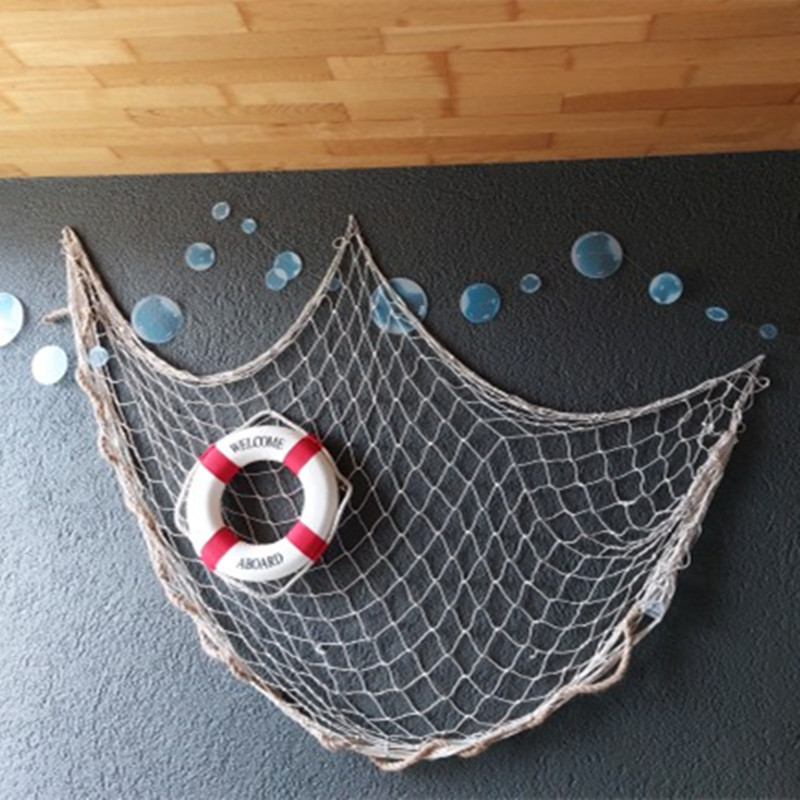 Jūras stils sveiciens Dekoratīvs sarkans zils glābšanas riņķis mājas jūras pludmales sienu dekorēšana glābšanas riņķa amatniecība viesistabas dekorēšana