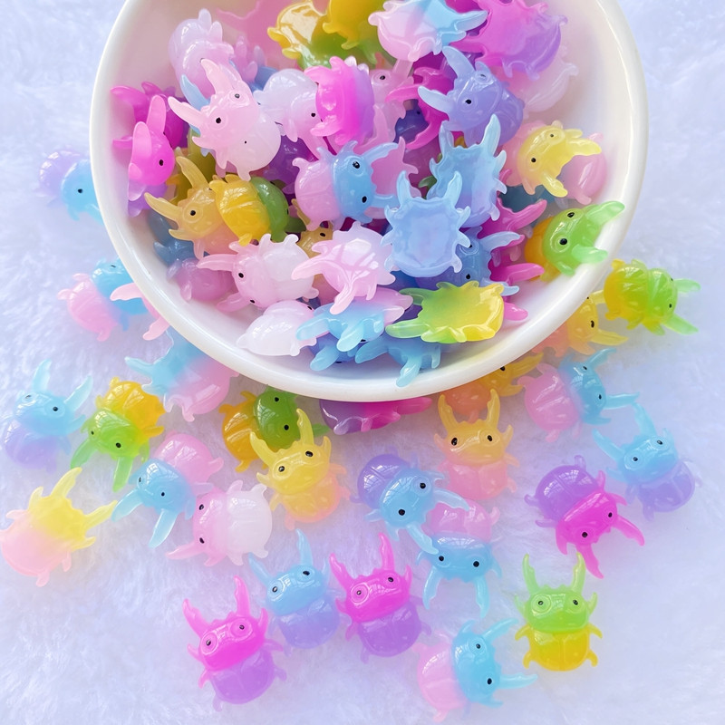 20 vnt. Nauja miela derva Mini dvispalvė klaida plokščia nugara Cabochon iškarpų knyga Kawaii DIY papuošimai Priedai E33