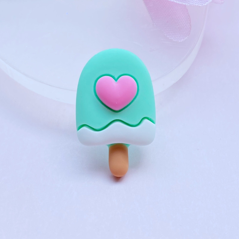 10 db új Kawaii aranyos torta/popsi/nyalóka lapos hátú akril kabochonok scrapbooking barkácsolás ékszerek kézműves dekorációs kiegészítők