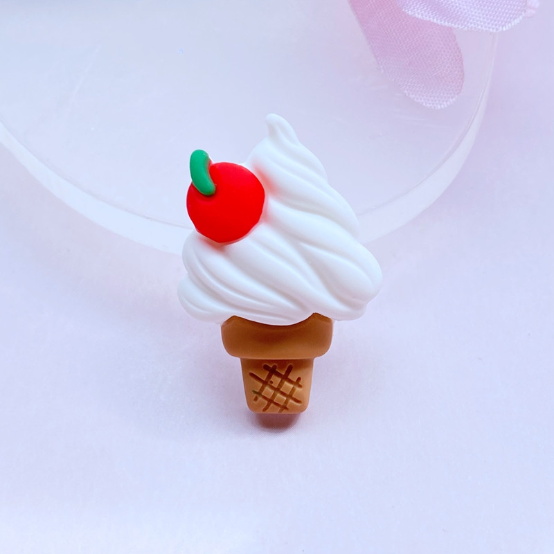 10 db új Kawaii aranyos torta/popsi/nyalóka lapos hátú akril kabochonok scrapbooking barkácsolás ékszerek kézműves dekorációs kiegészítők