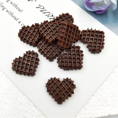 10gab/partija Food Cabochon Cute Resin Sirds formas cepums Plakana aizmugure Scrapbooking Amatniecības izgreznošanai Mobilā Dekorācija