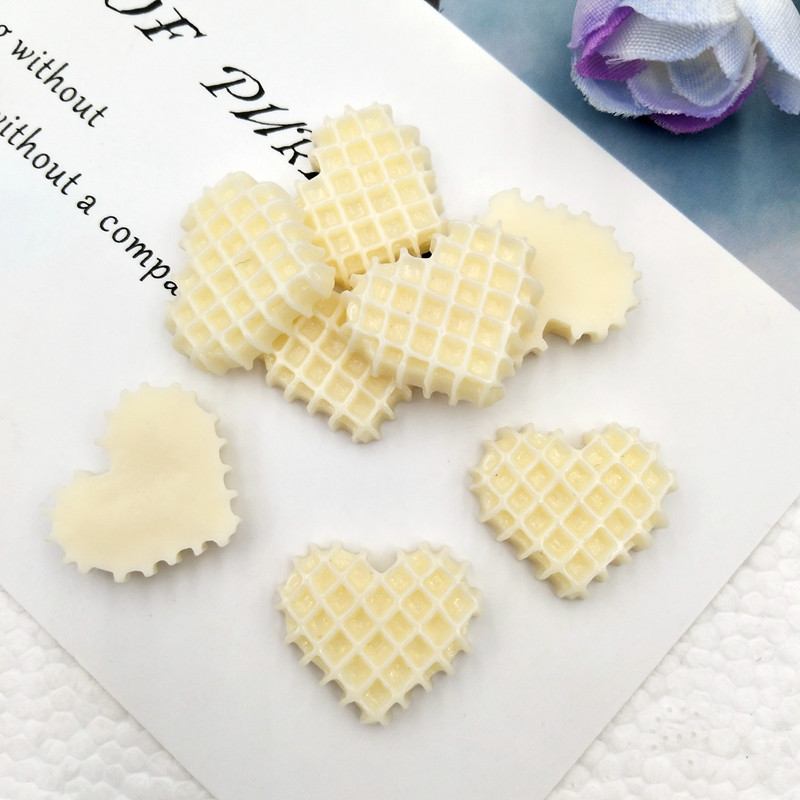 10gab/partija Food Cabochon Cute Resin Sirds formas cepums Plakana aizmugure Scrapbooking Amatniecības izgreznošanai Mobilā Dekorācija