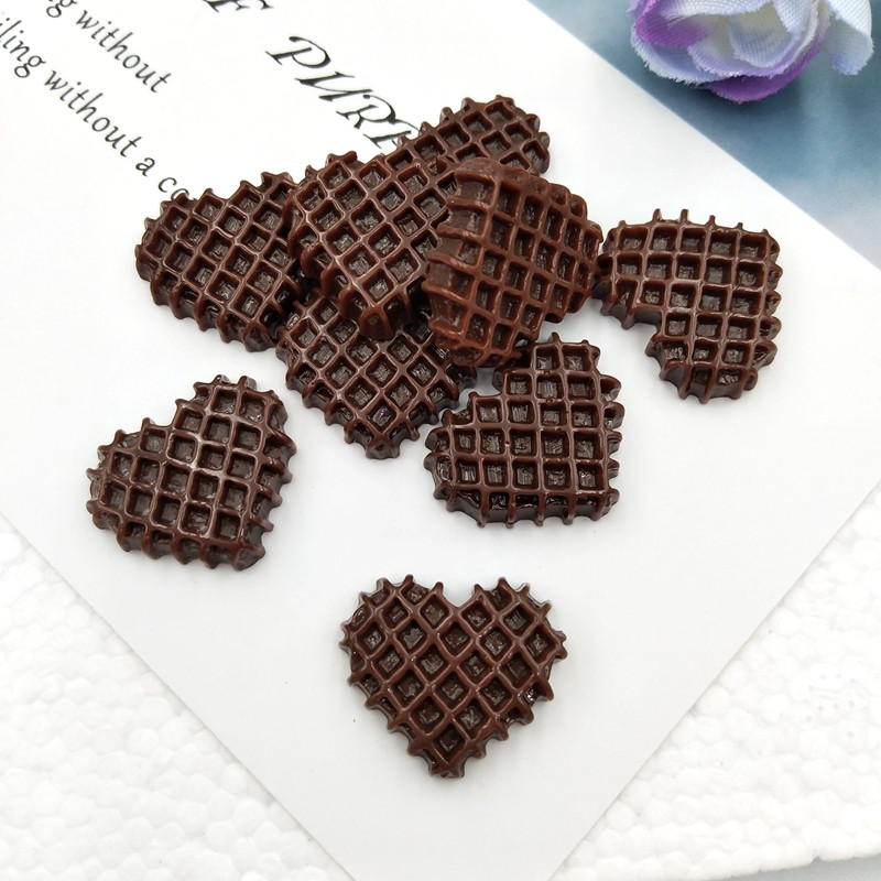 10gab/partija Food Cabochon Cute Resin Sirds formas cepums Plakana aizmugure Scrapbooking Amatniecības izgreznošanai Mobilā Dekorācija