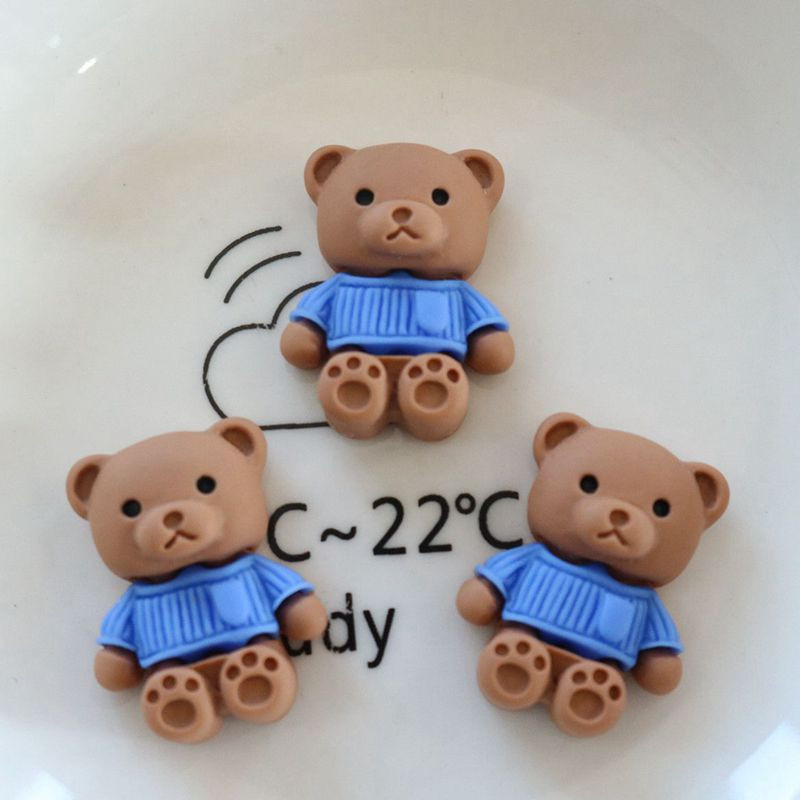 10 gab. Jaunas, jaukās, mini multfilmas, dzīvnieku sērija, plakana aizmugure, sveķu kabošoni