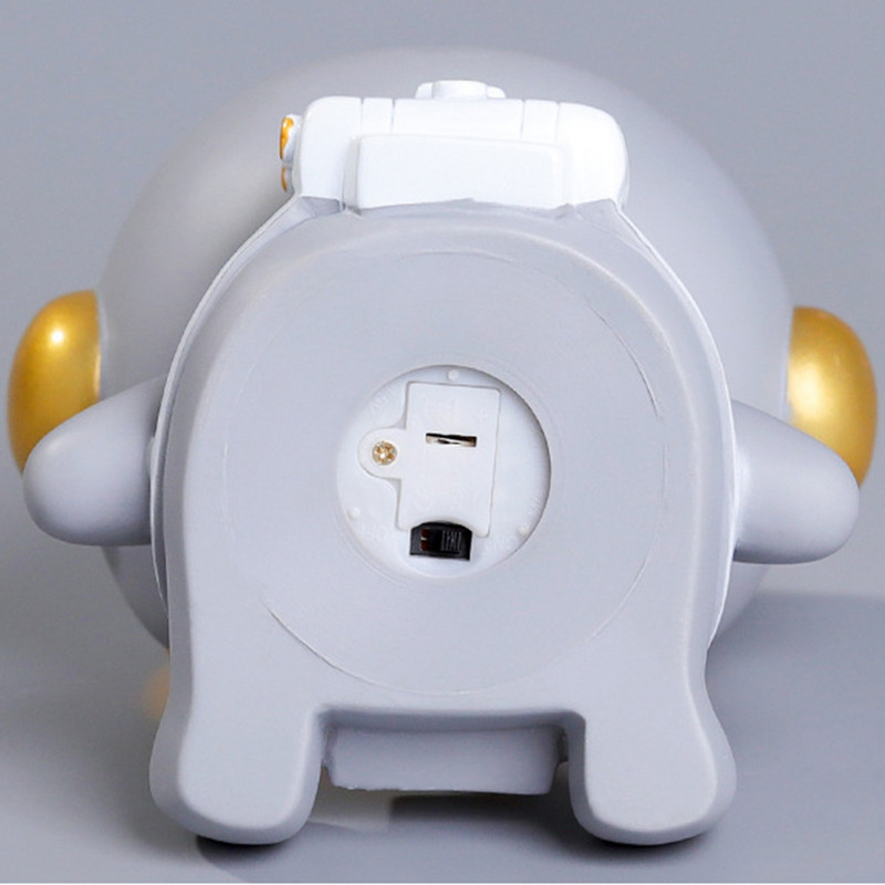 1vnt Astronautas Piggy Bank Pinigų dėžutės su lempa Berniuko Mergaitės Vaiko gimtadienio Mergaičių stalo puošmena Monetų bankas suaugusiems