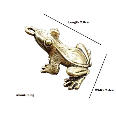 Retro Misiņš Meditēt Zen budisms Vardes statuja Maza ornamenta vara dzīvnieka skulptūra vīraka deglis Mājas rakstāmgalda dekorēšana tēja mājdzīvnieks