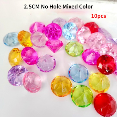 10 db 1-4 cm-es műgyémánt kincsesláda kalóz akril kristály drágakövek papírnehezék fényképezés kellékek játék barkácsolás kézműves dekorációs ajándékok
