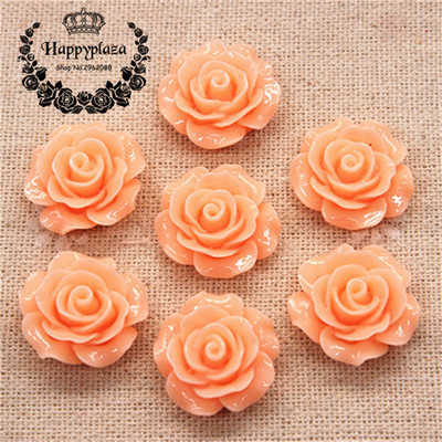 30 gab. 20 mm sveķu kamēlijas ziedi ar plakanu muguru Cabochon rotaslietas / amatniecības rotājumi (bez cauruma)