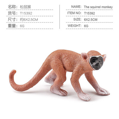 1 gab. Mākslīgo briežu ģimene, lapsa, trusis, vāvere dzīvnieki figūriņas meža radības figūriņas miniatūras rotaļlietas savvaļas zoodārza modelis