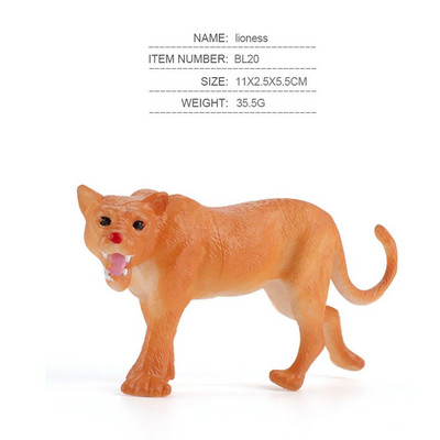 1 gab. Mākslīgo briežu ģimene, lapsa, trusis, vāvere dzīvnieki figūriņas meža radības figūriņas miniatūras rotaļlietas savvaļas zoodārza modelis